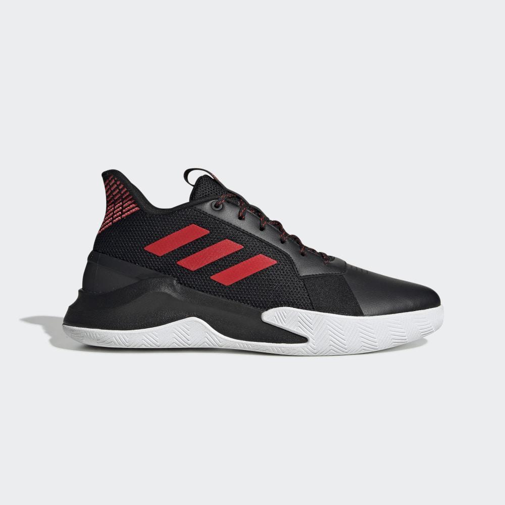 Adidasi Baschet Adidas RunTheGame Barbati Romania - Negrii/Rosii EF1022